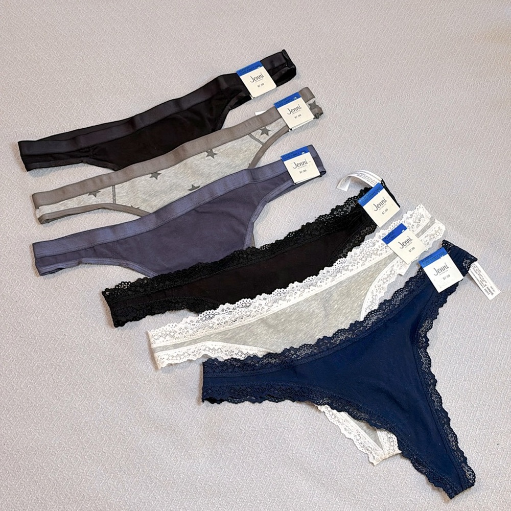 NWT Bundle of Jenni Thong Panties